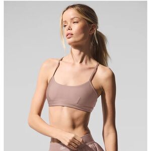 ALO Yoga Women's Mauve Dusty Rose Bralette and Leggings Set